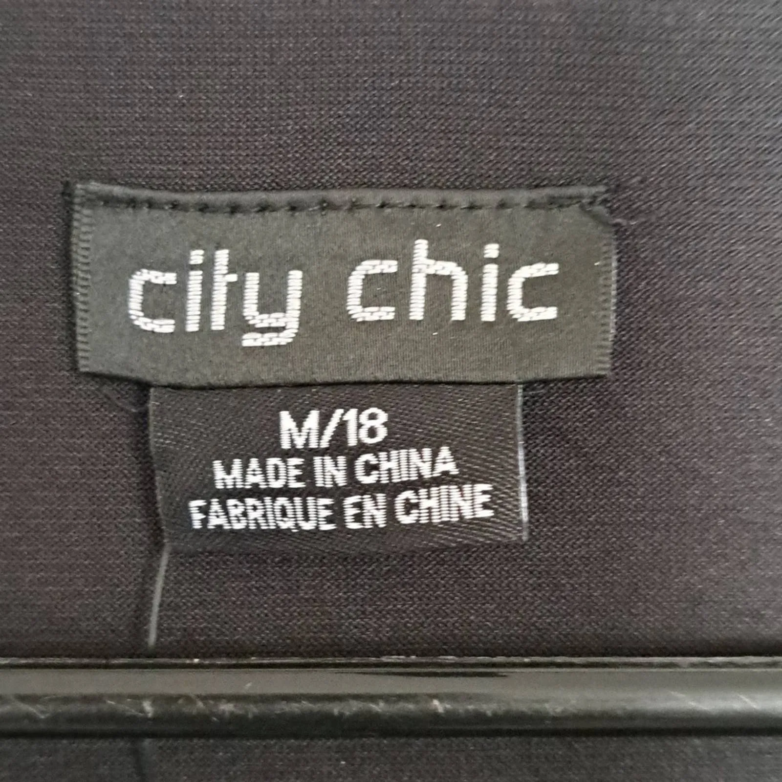 City Chic Dreamy Flirt Dress Black