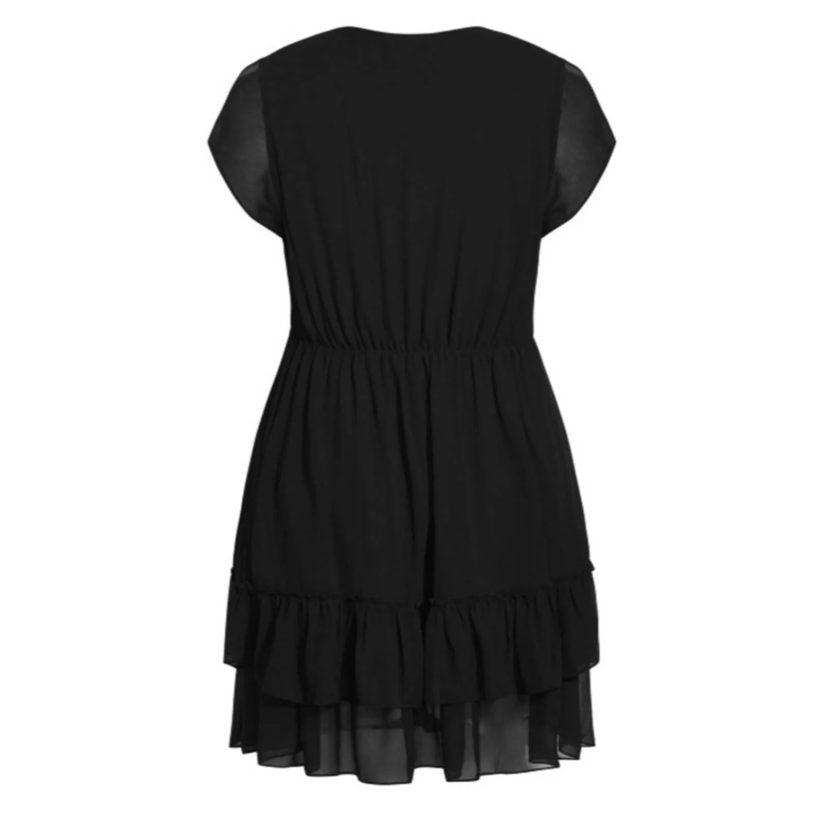 City Chic Dreamy Flirt Dress Black