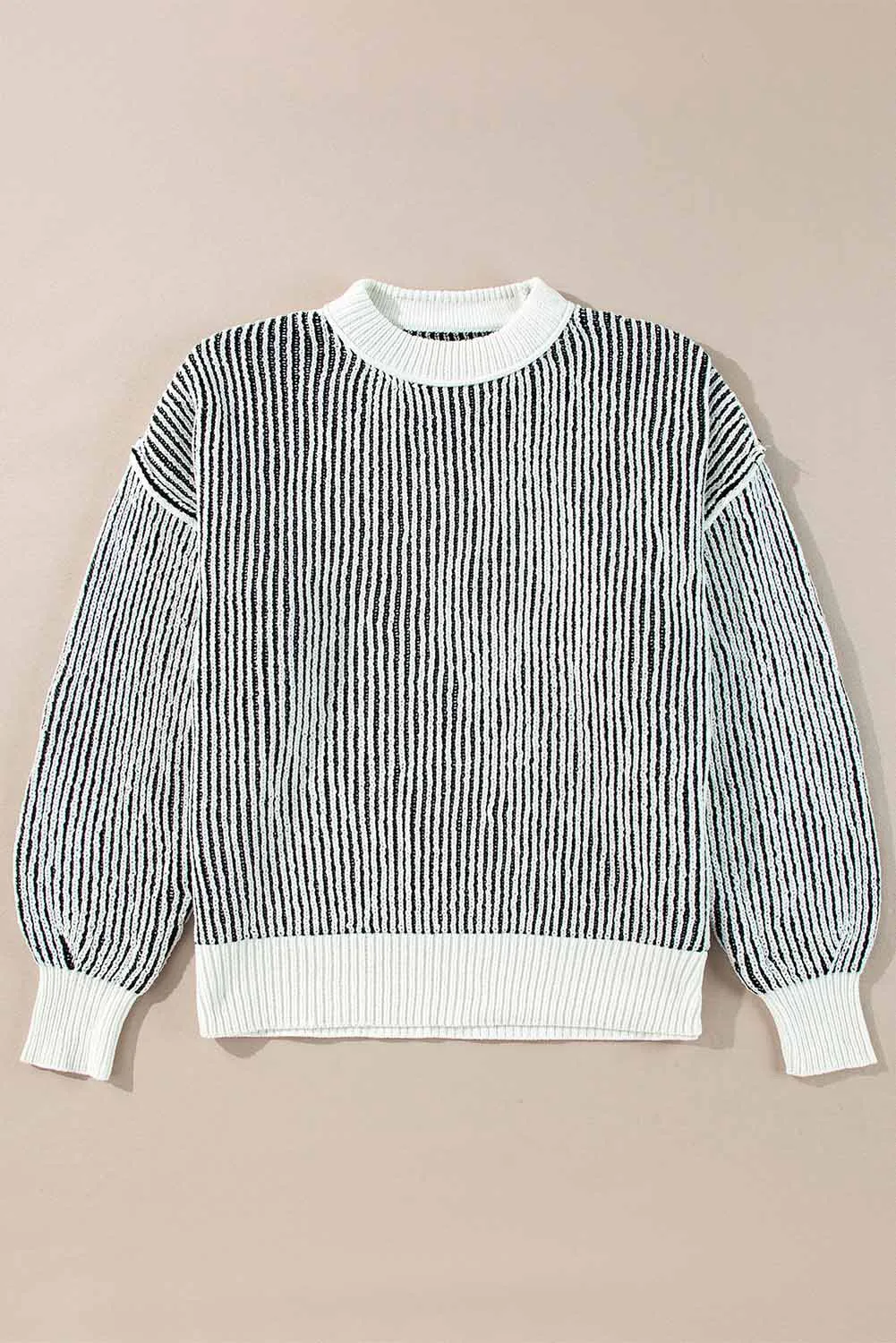 Frosted Striped Sweater